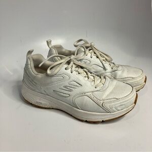 Skechers Go Run consistent white goga mat sneakers size 7